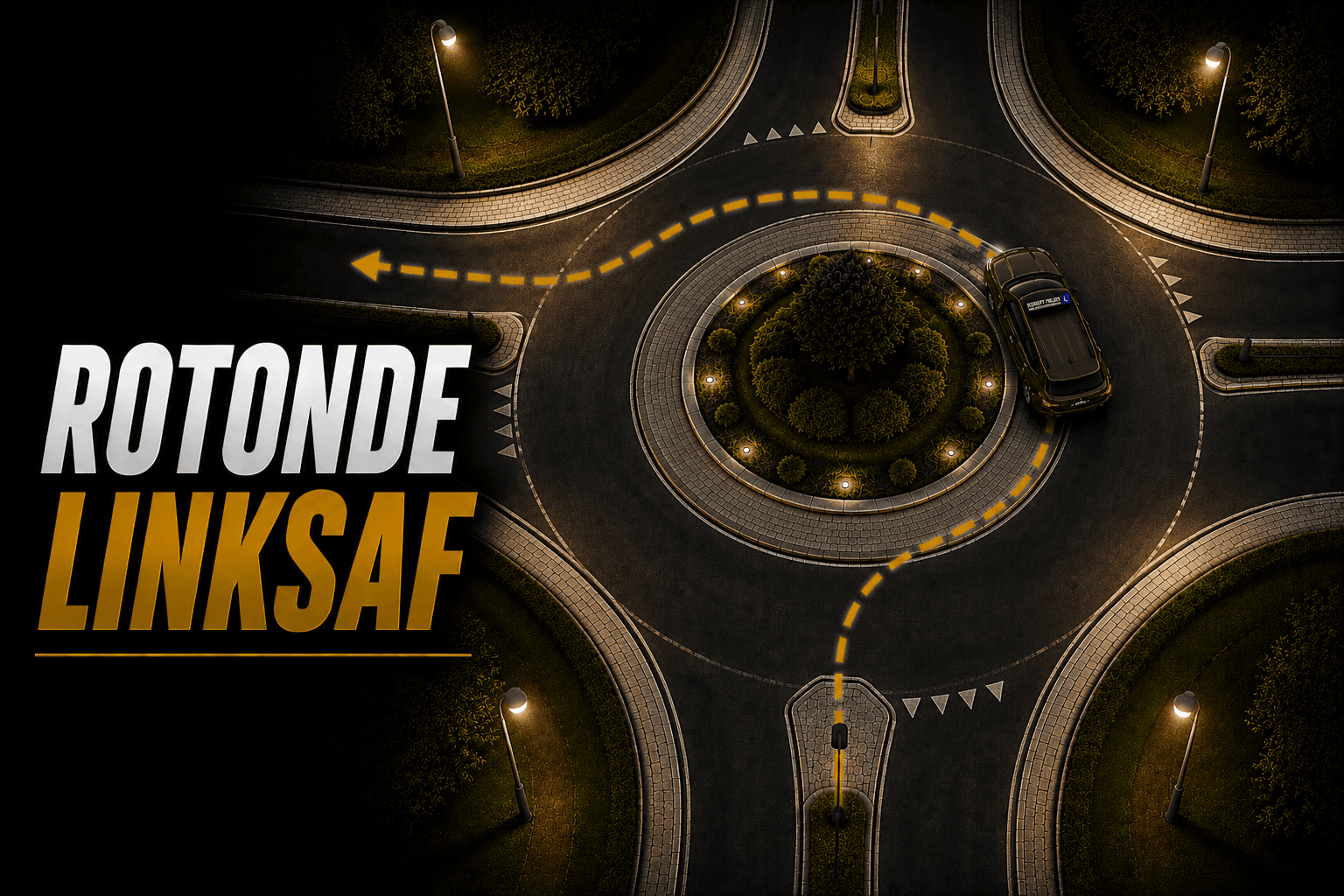 Rotonde linksaf
