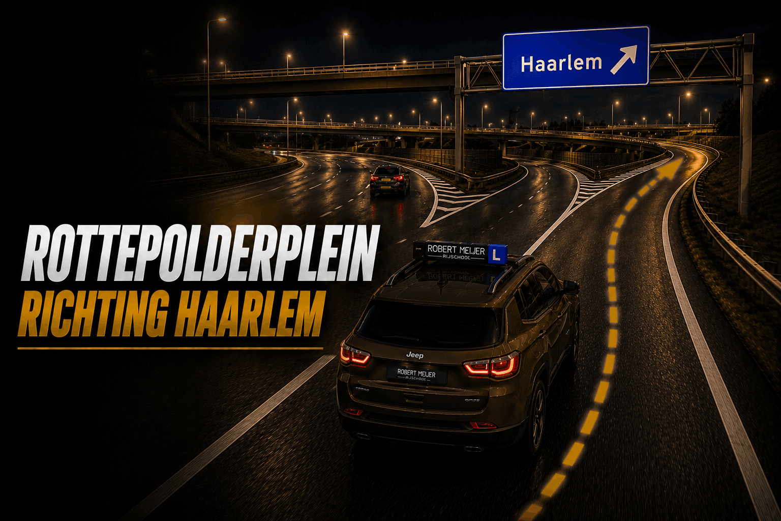 Rottepolderplein richting Haarlem